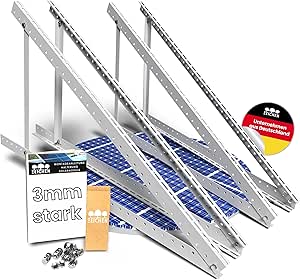 1520W Balkonkraftwerk Komplettset Balkongel&auml;nder Eckig mit Hoymiles 1500W Mikrowechselrichter