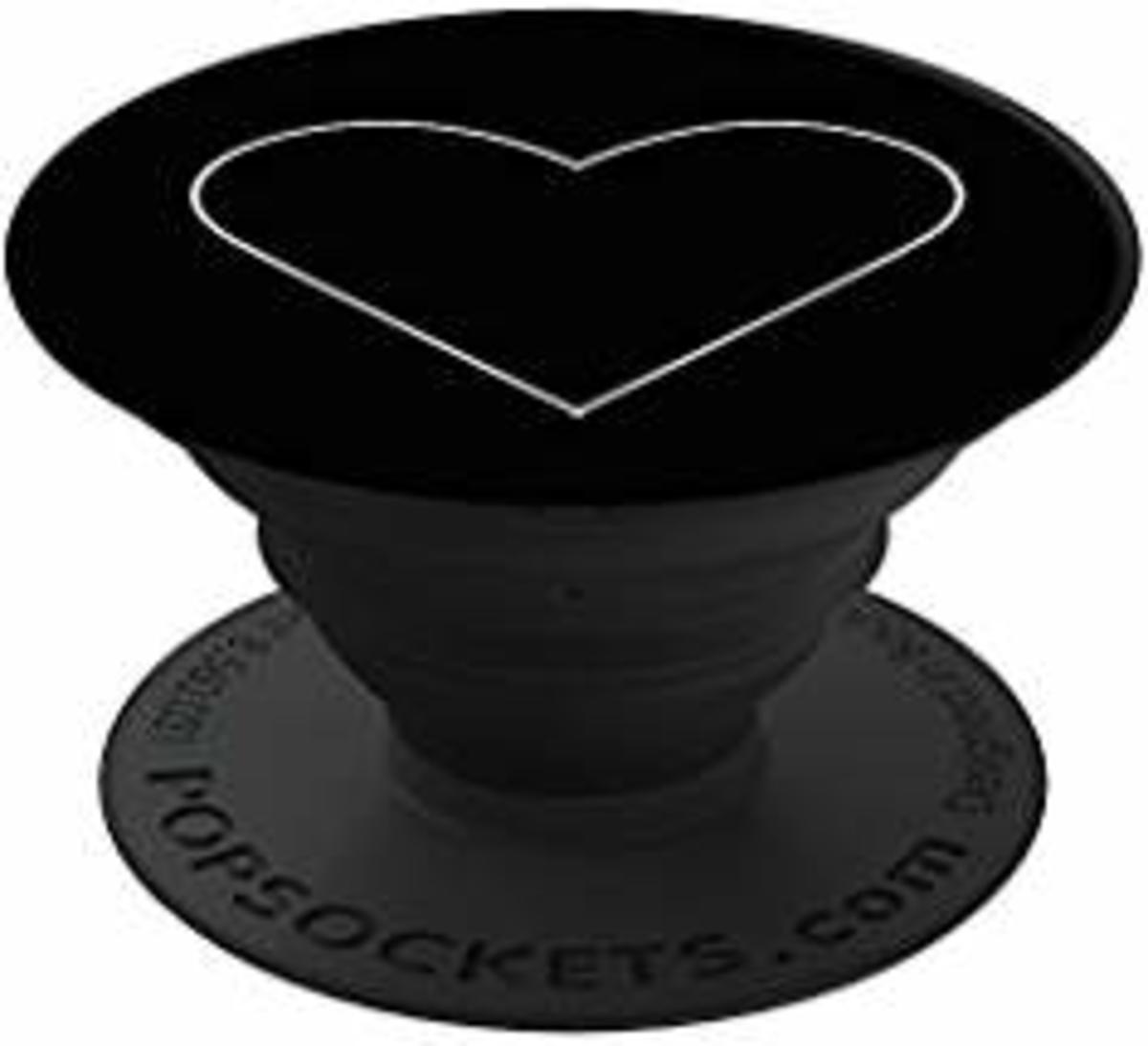 PopSockets: Ausziehbarer Sockel und Griff für Smartphones und Tablets - White...