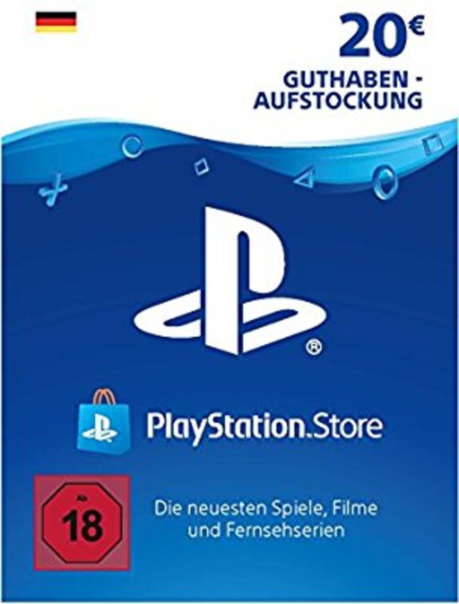 PSN Card-Aufstockung | 20 EUR | deutsches Konto | PSN Downlo