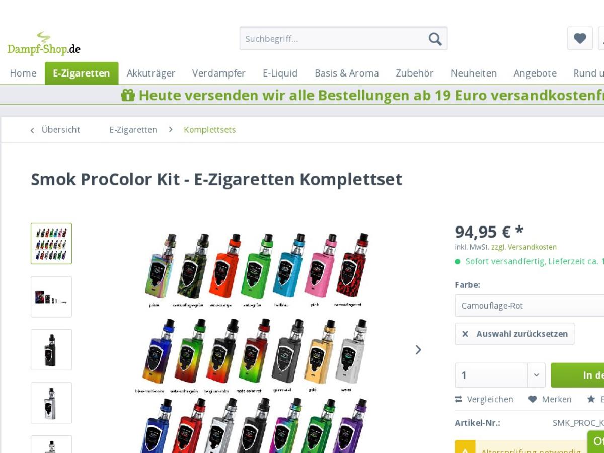 Smok T-Priv Kit mit TFV8 Big Baby Beast | E-Zigaretten | Dampf-Shop.de - Ihr E-Zigaretten Shop