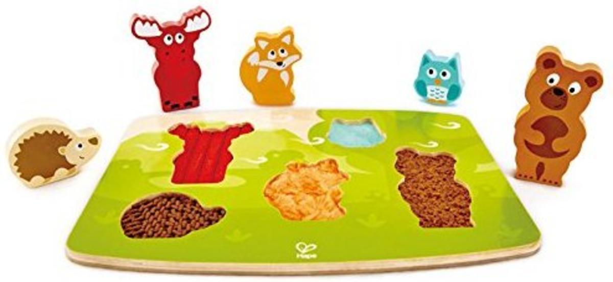 Hape E1621 Fühlpuzzle Waldtiere