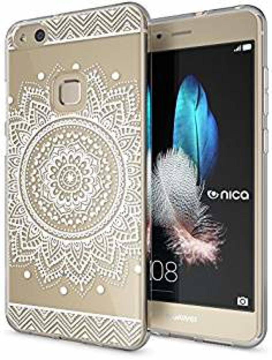 NALIA Handyhülle für Huawei P10 Lite, Slim Silikon Motiv Case Cover Crystal Schutz-Hülle...