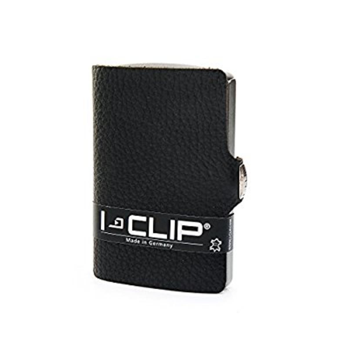 I-CLIP Geldbörse Robutense Leder schwarz