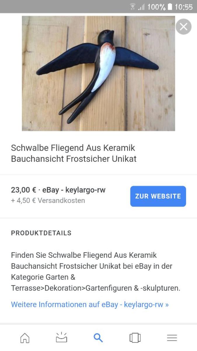 Keramikschwalbe