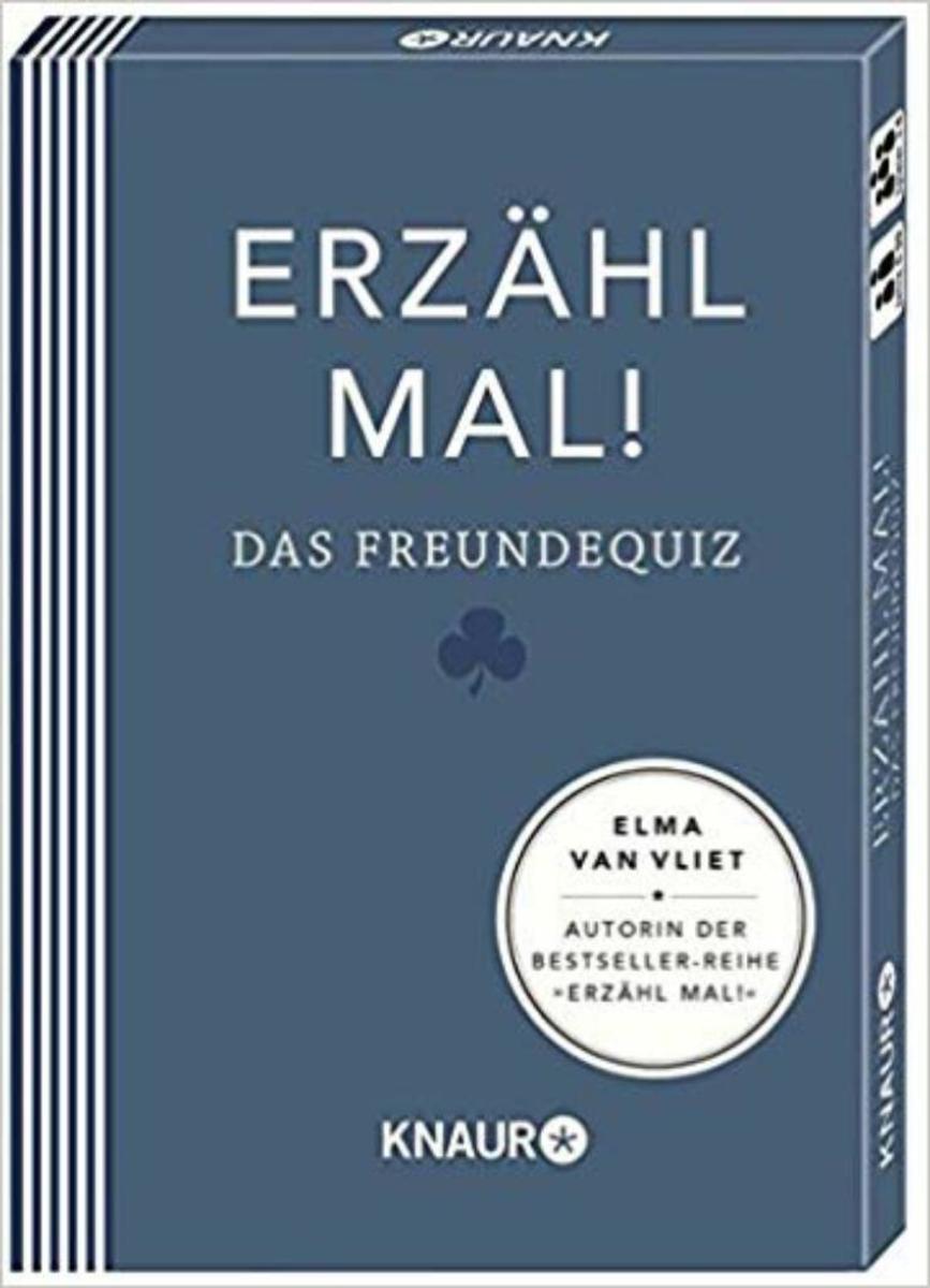 Droemer Knaur Elma VAN Vliet Erzähl mal! Das Freundequiz